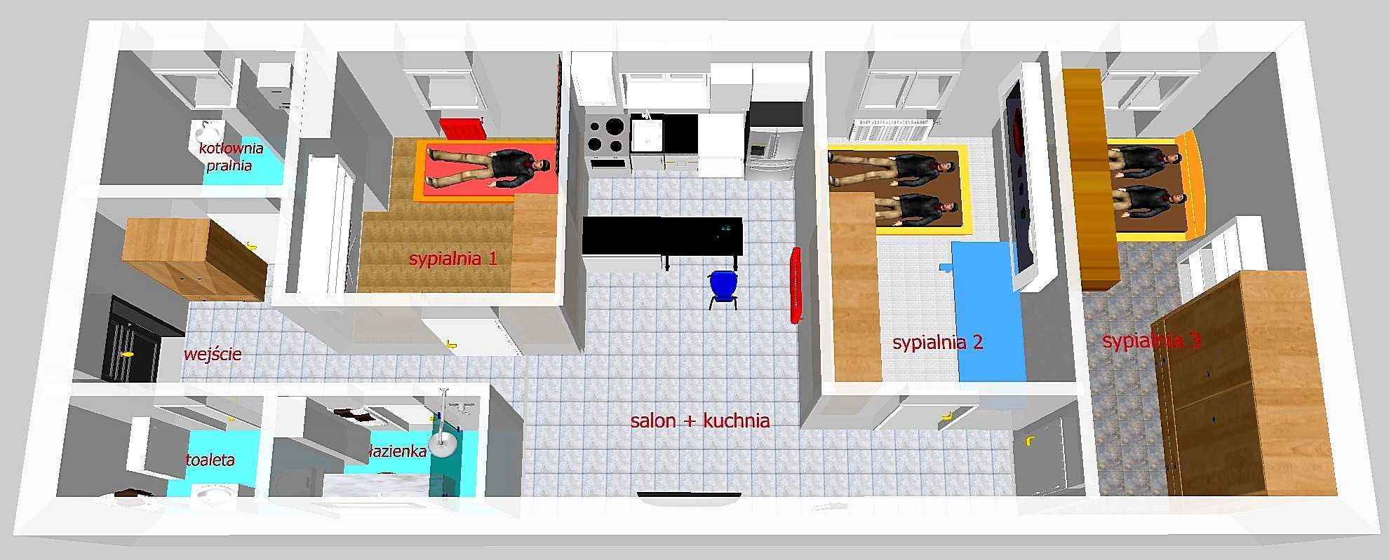 Dom 3 sypialnie + salon w centrum łomianek klima,parking, wyposażenie