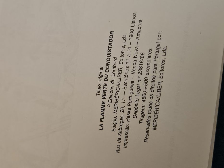 Bernard Prince - a chama verde do conquistador meriberica