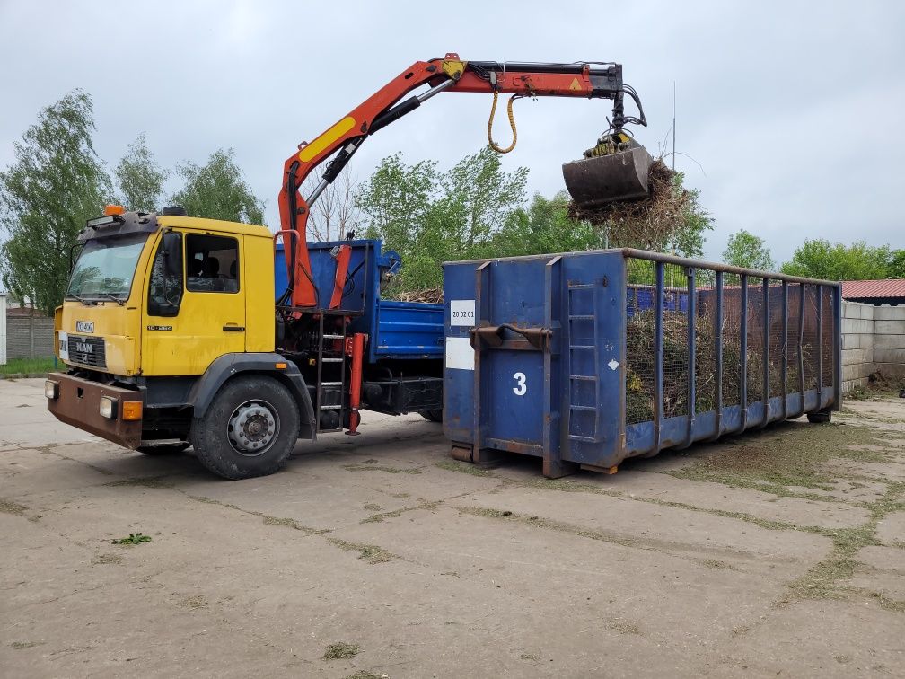 Wywóz odpadów transport Śmieci kontener skip odpady BDO