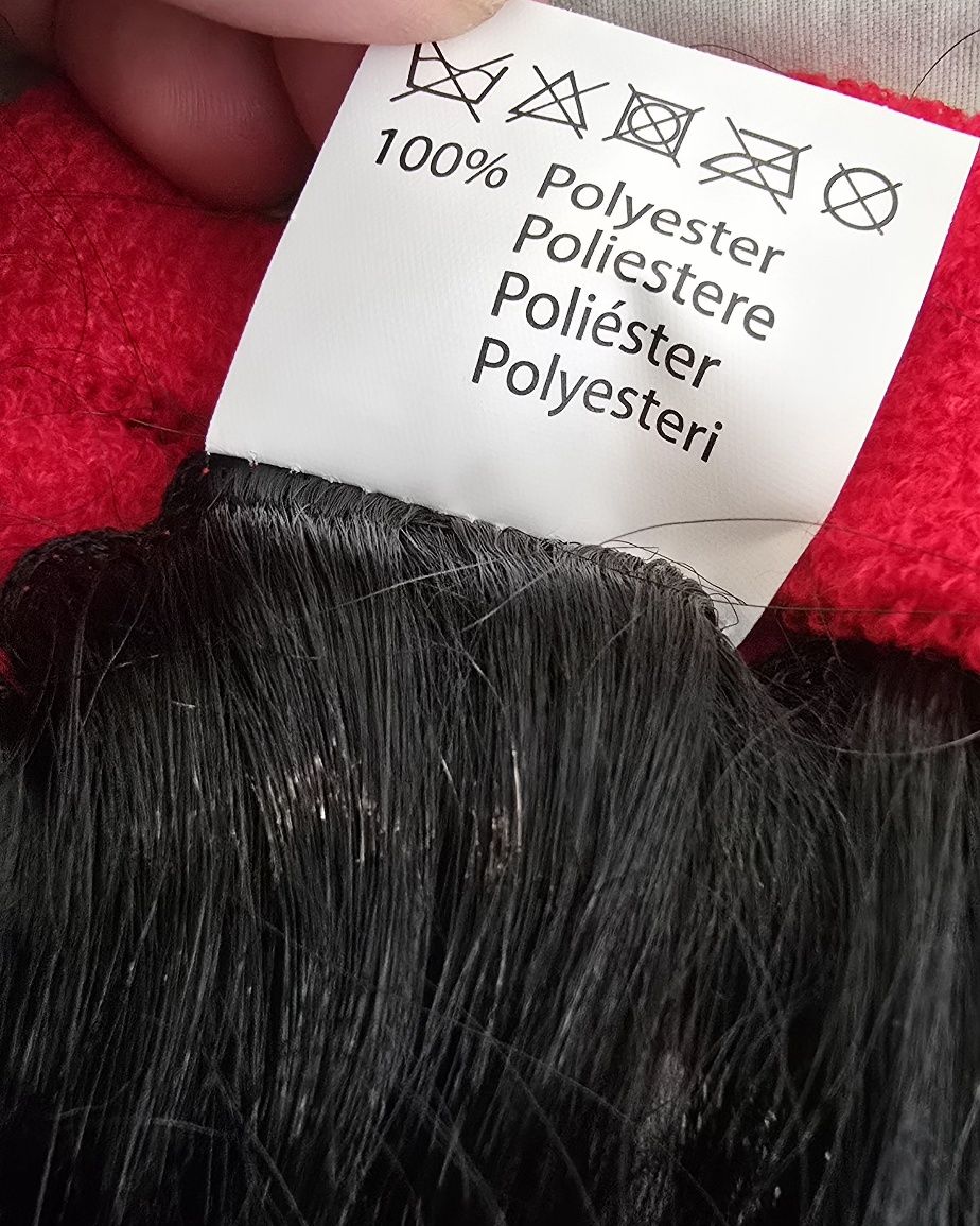 Opaska z włosami przebranie