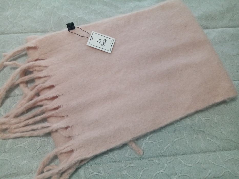 Echarpe mulher cor de rosa