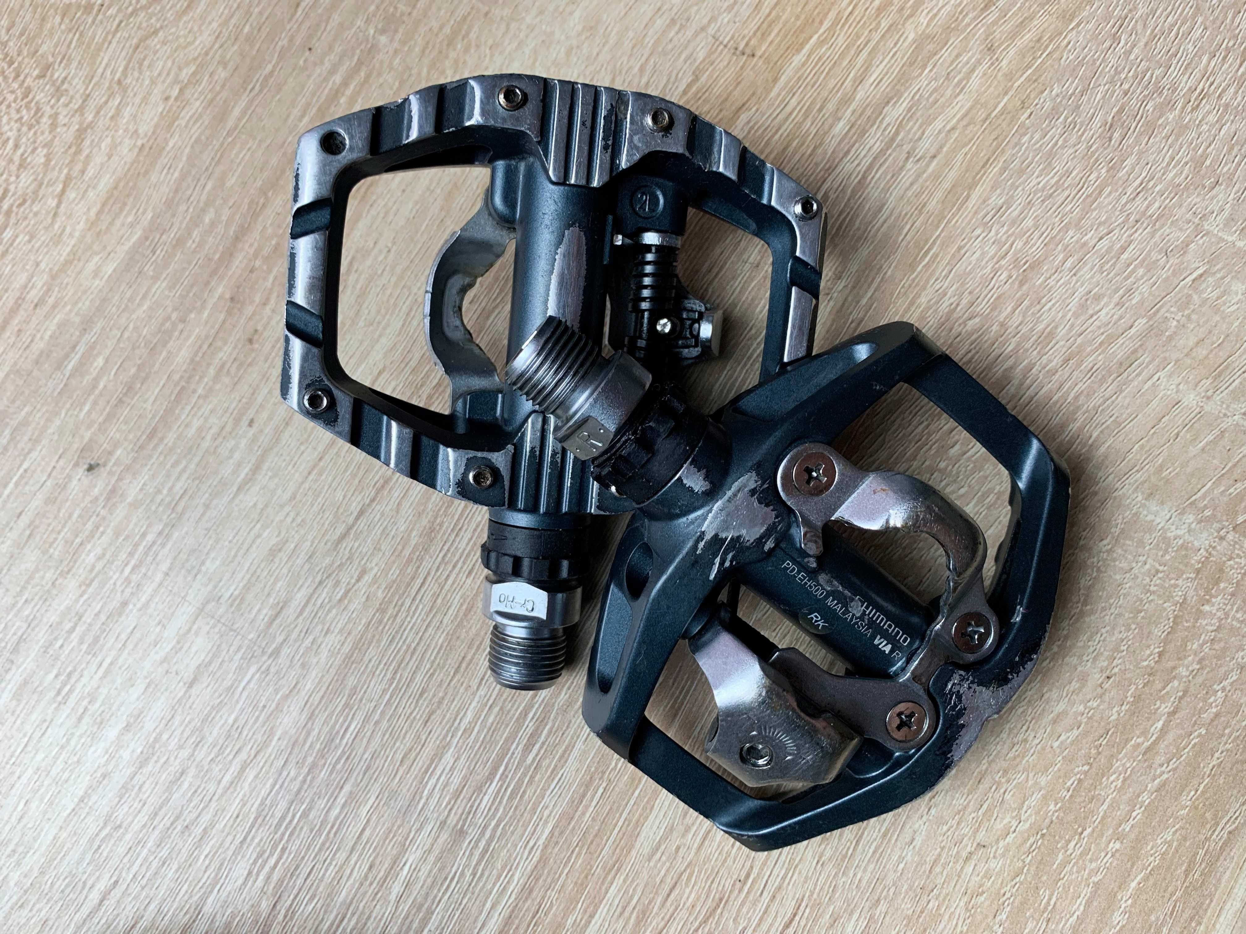 Педалі мтб, платформи, контакти, томпталки  Shimano, Cube