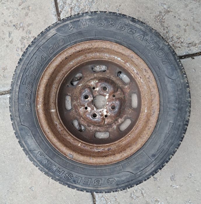 Колесо Москвич 2141 зима запаска 185/65 R14