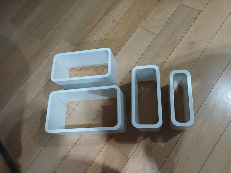 Półki białe 4 szt.