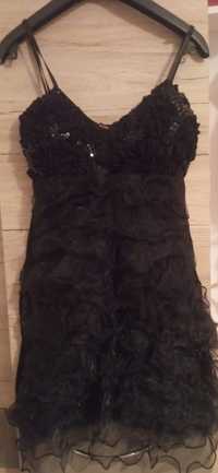 Sukienka mini czarna XS/S.