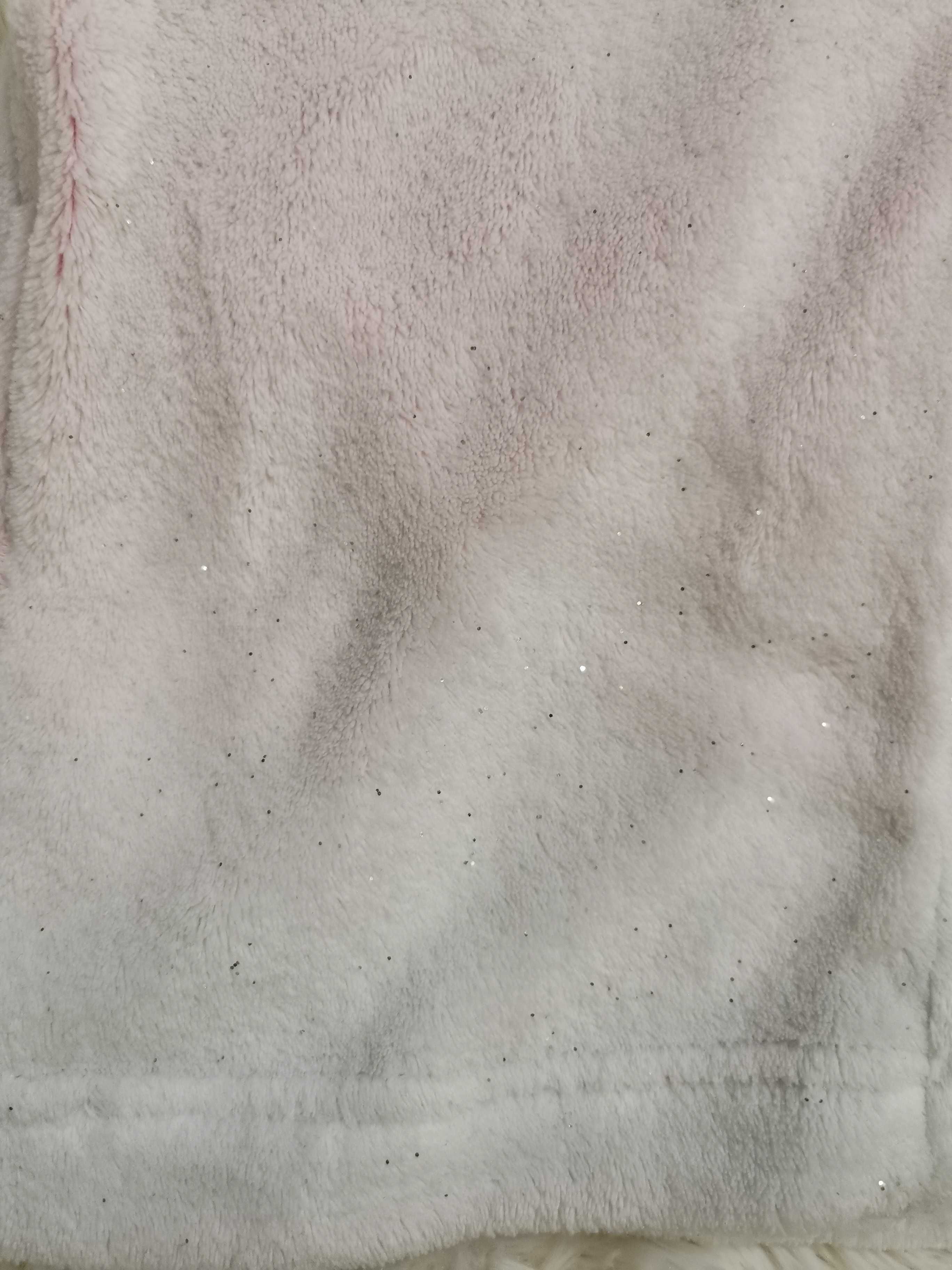 bluza rozpinana polar brokatowa jednorożec H&M rozmiar 122-128