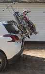 Porta-3 bicicletas para porta traseira auto da  Peruzzo