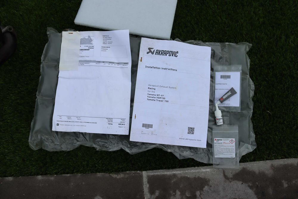 Akrapovic MT 07 / Tracer