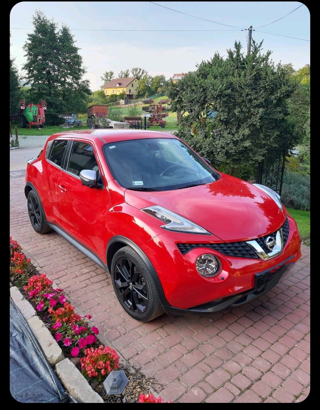 Nissan Juke f 15 felgi aluminiowe 18 czarne z czujnikami