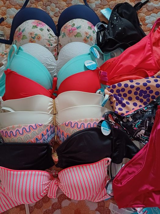 Купальник частини верх  ліф 85 С 80 D 85 D 85Е 90D труси плавки L XL