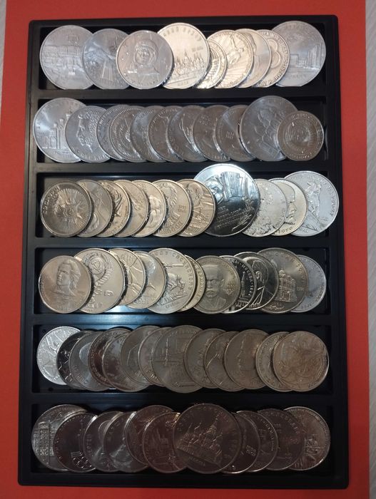 Колнкційні монети 66шт