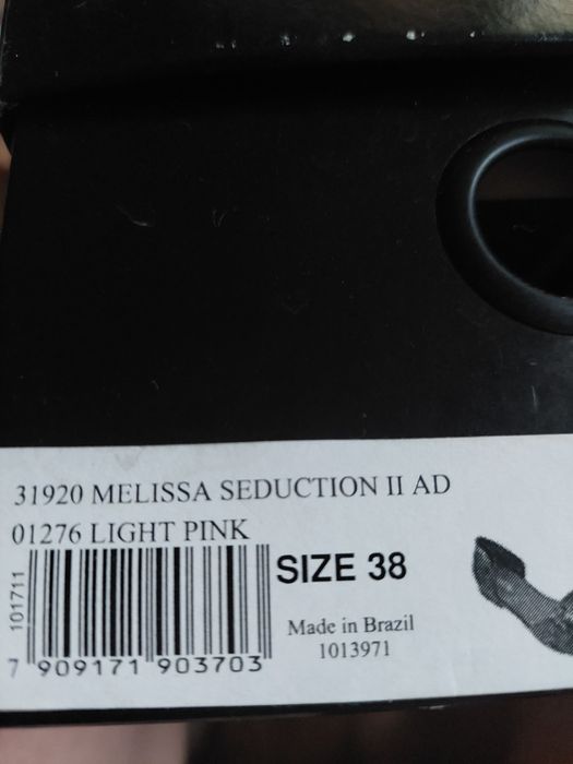 Buty , sandałki Melissa  pudrowo różowe  38