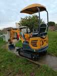 Mini escavadora 1.2T SDJK com 95h de trabalho