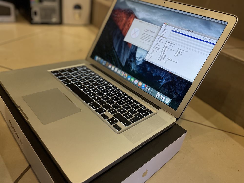 Apple Macbook  pro 15 i7 16gb ssd a1286  mat bateria nowa