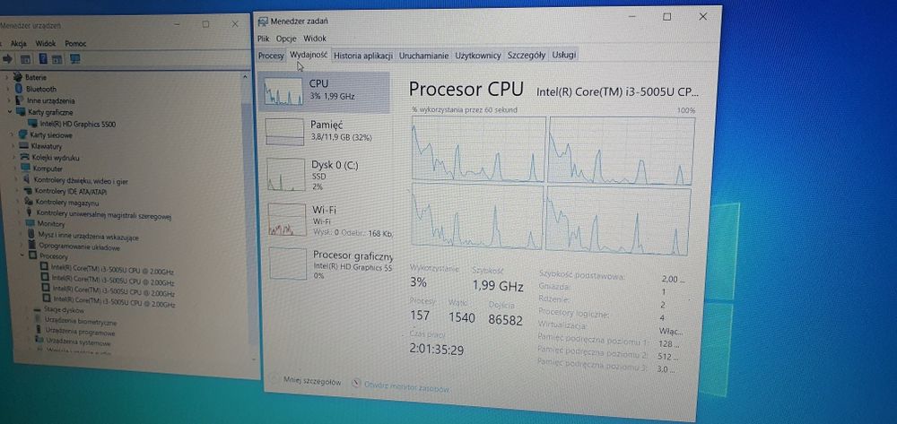 Lenovo b50-80 stan bardzo dobry win 11 office 2024