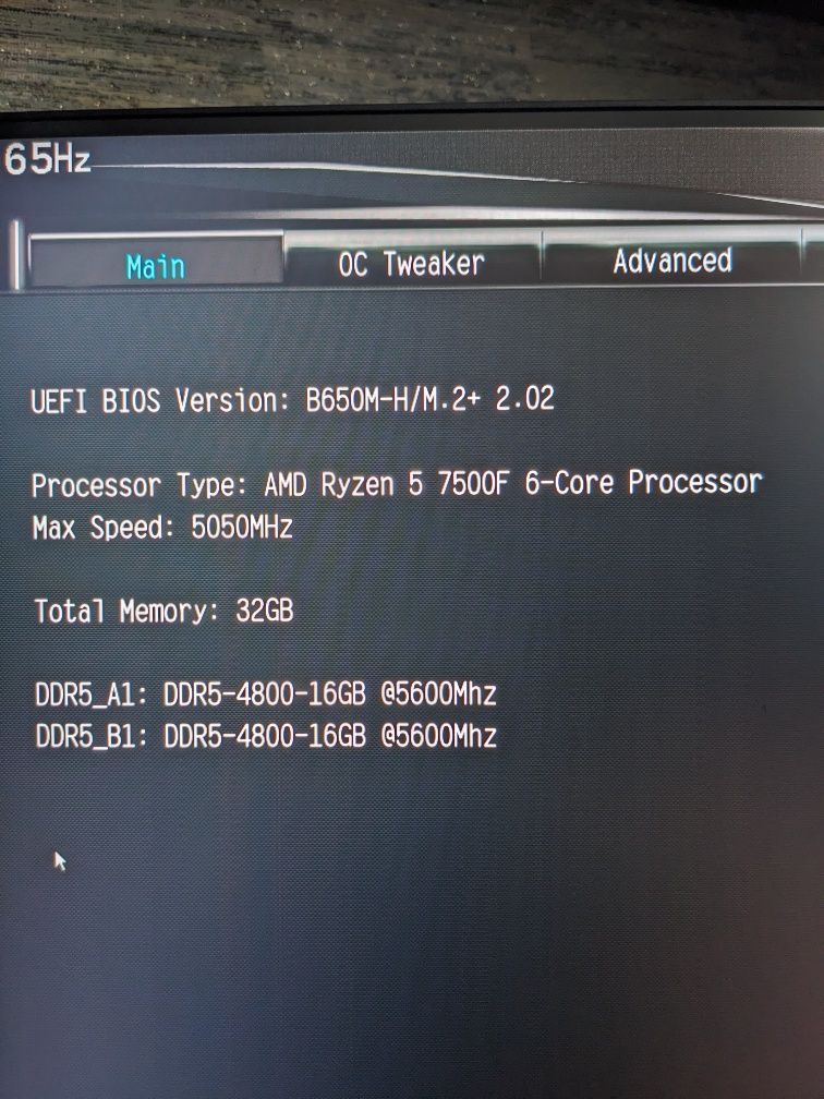 G.Skill DDR5 5200 32 GB 2×16gb на гарантії