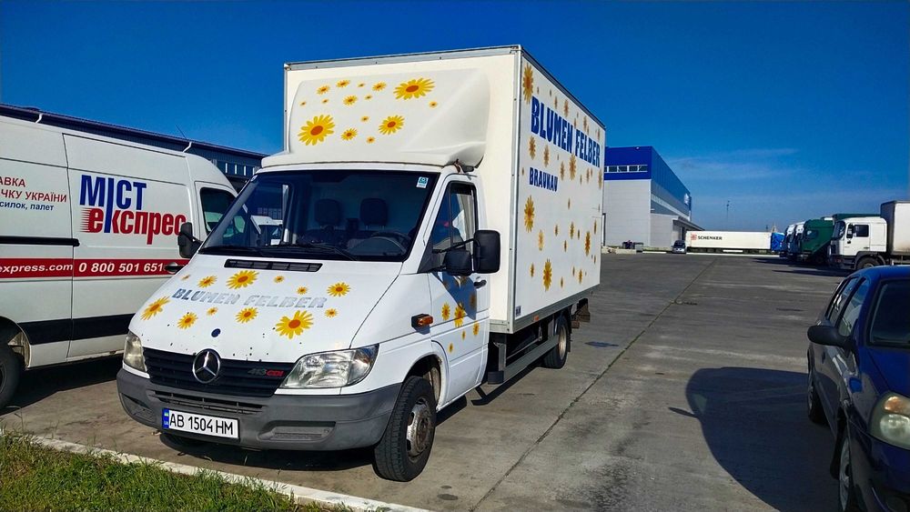 Аренда (Киев) Sprinter будка 20², вантажопідйомність до 3-тон!