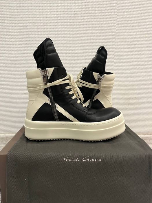 Rick Owens Mega  Double Bumper Geobasket Megabasket Ramones