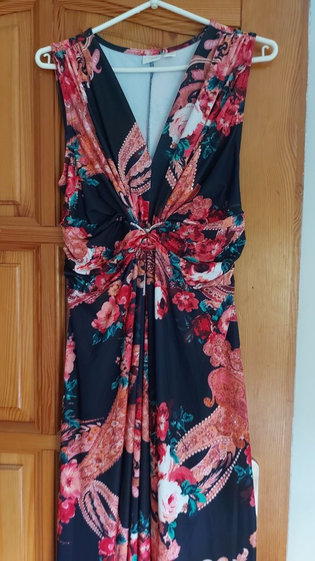 Suknia maxi w kwiatowy wzór, 36/38
