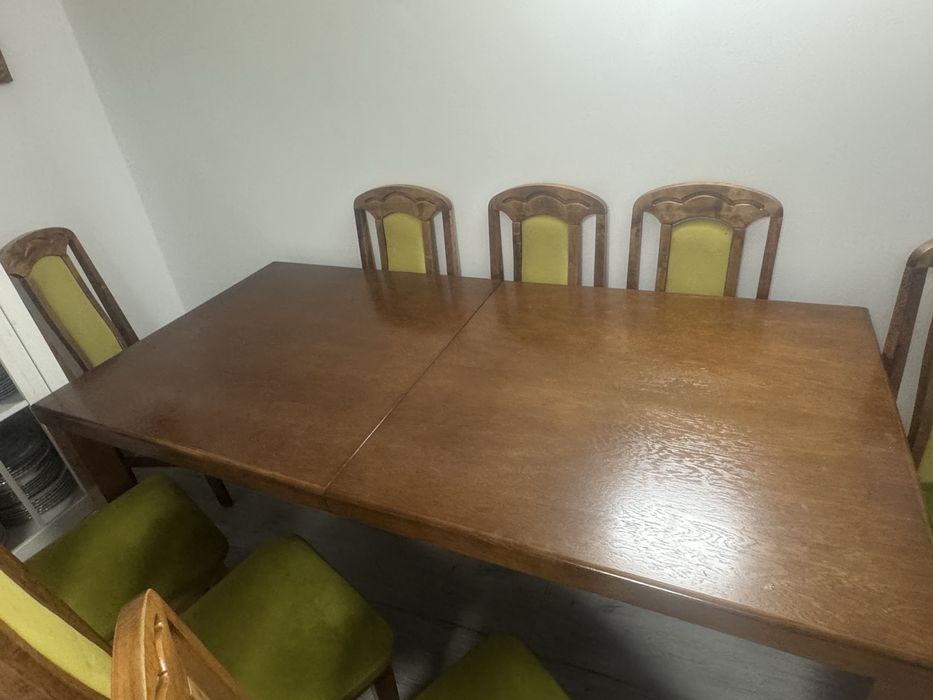 Kalwaryjski stól drewniany 180x90 po rozlozeniu 2,5