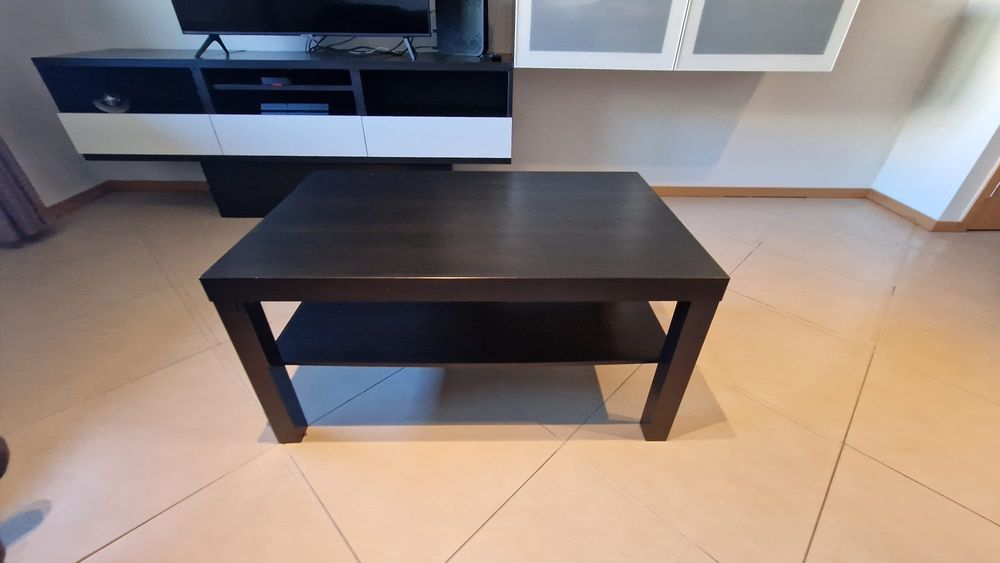Movel Apoio TV, Aparador, Mesa de Centro e Mesa Jantar com 4 Cadeiras