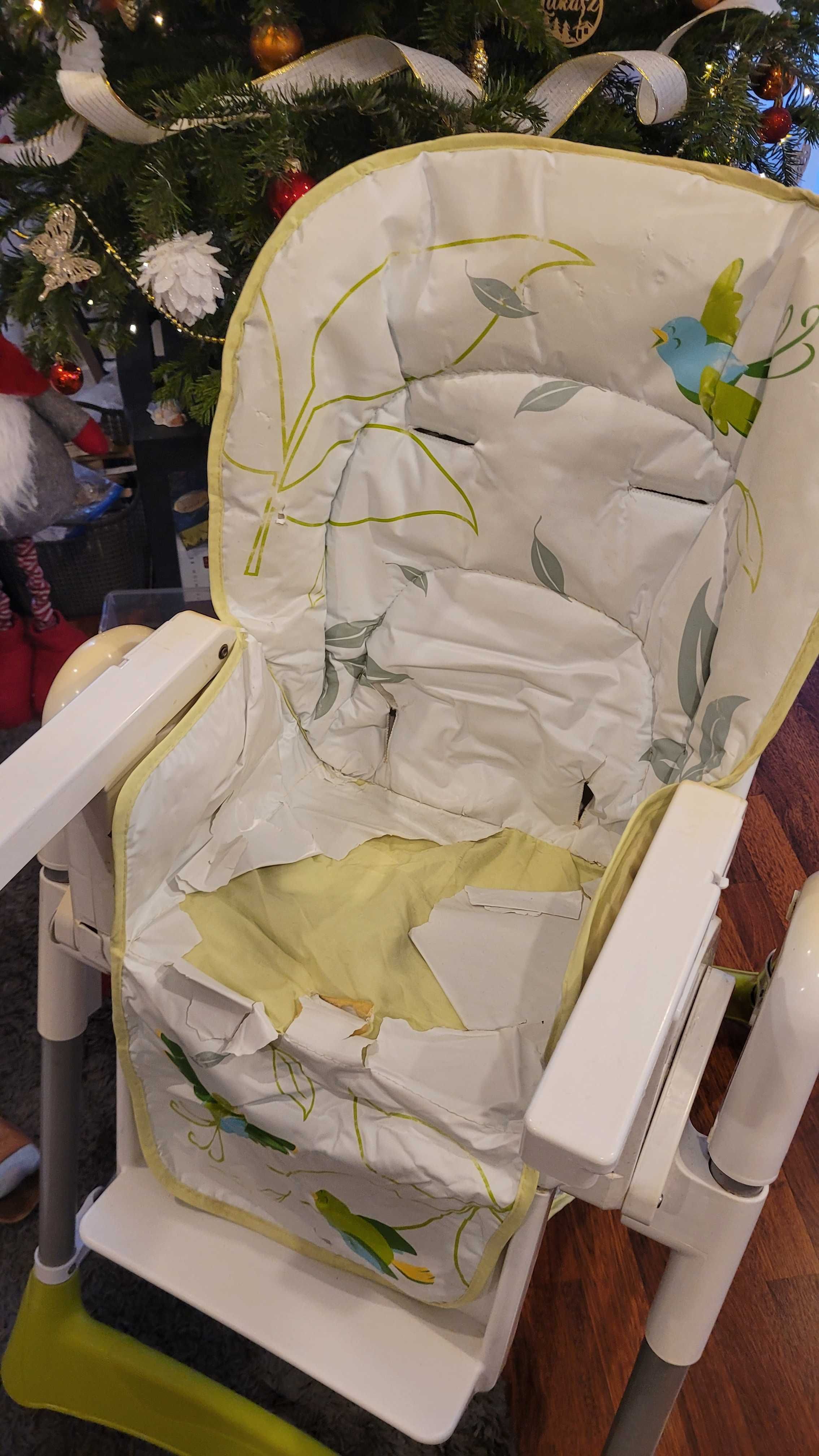 Krzesełko fotelik do karmienia dla dzieci Baby Design Bambi zielone