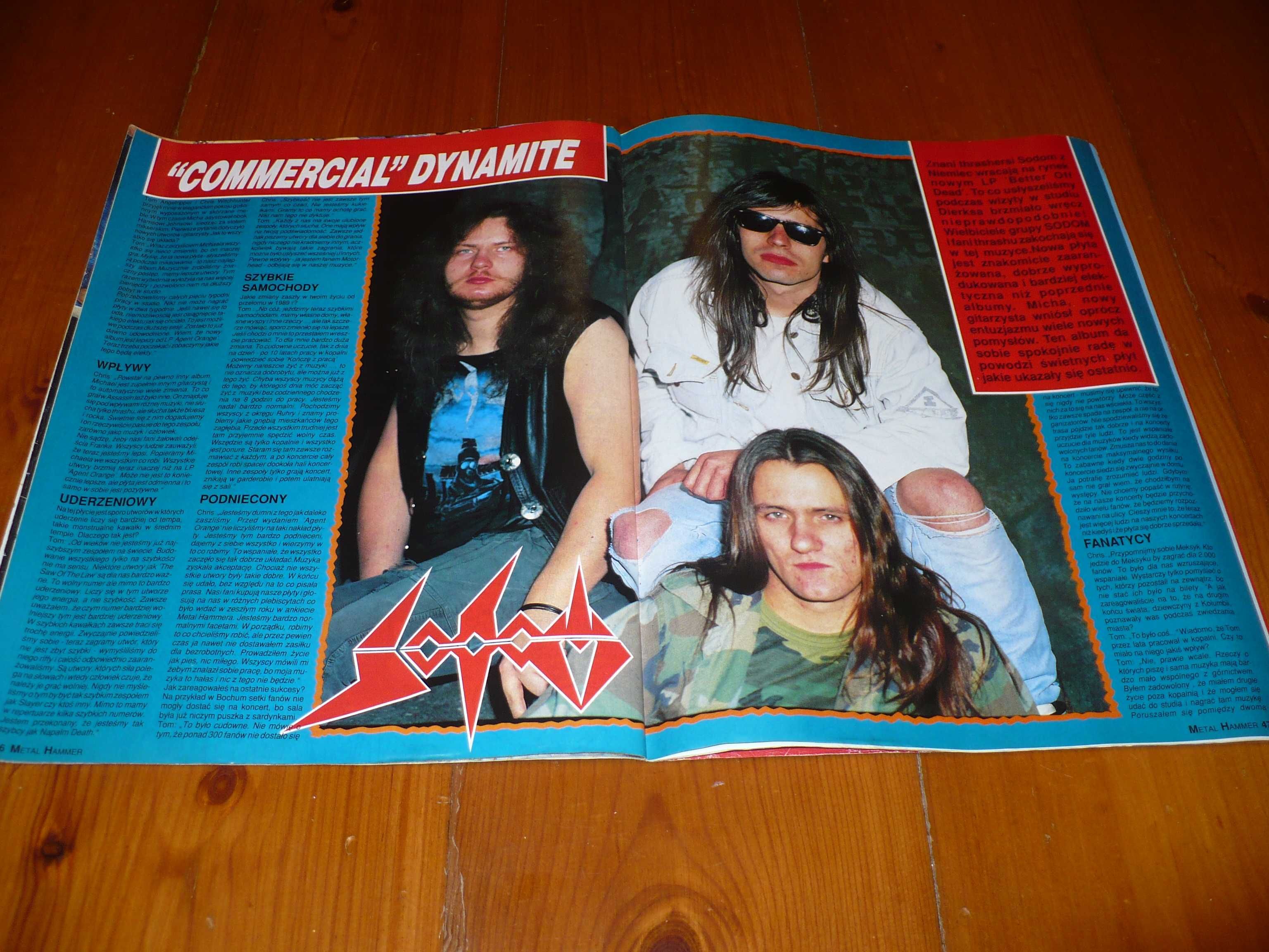 METAL HAMMER PIERWSZY NUMER '90 Obecnie Jedyny W Polsce Na Sprzedaż !!