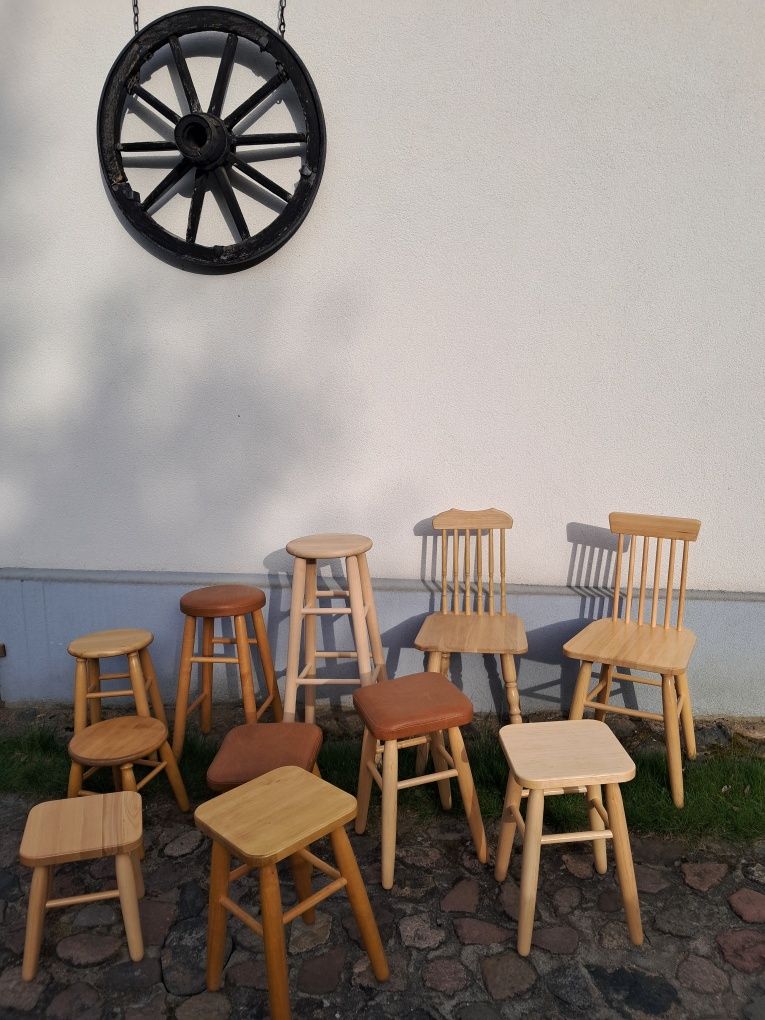 Taboret kuchenny hoker twarde siedzisko 65cm