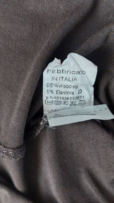 Set dwóch bluzek Unisono S taupe brąz serca