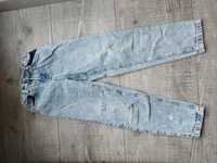 Spodnie z dziurami jeansy 128