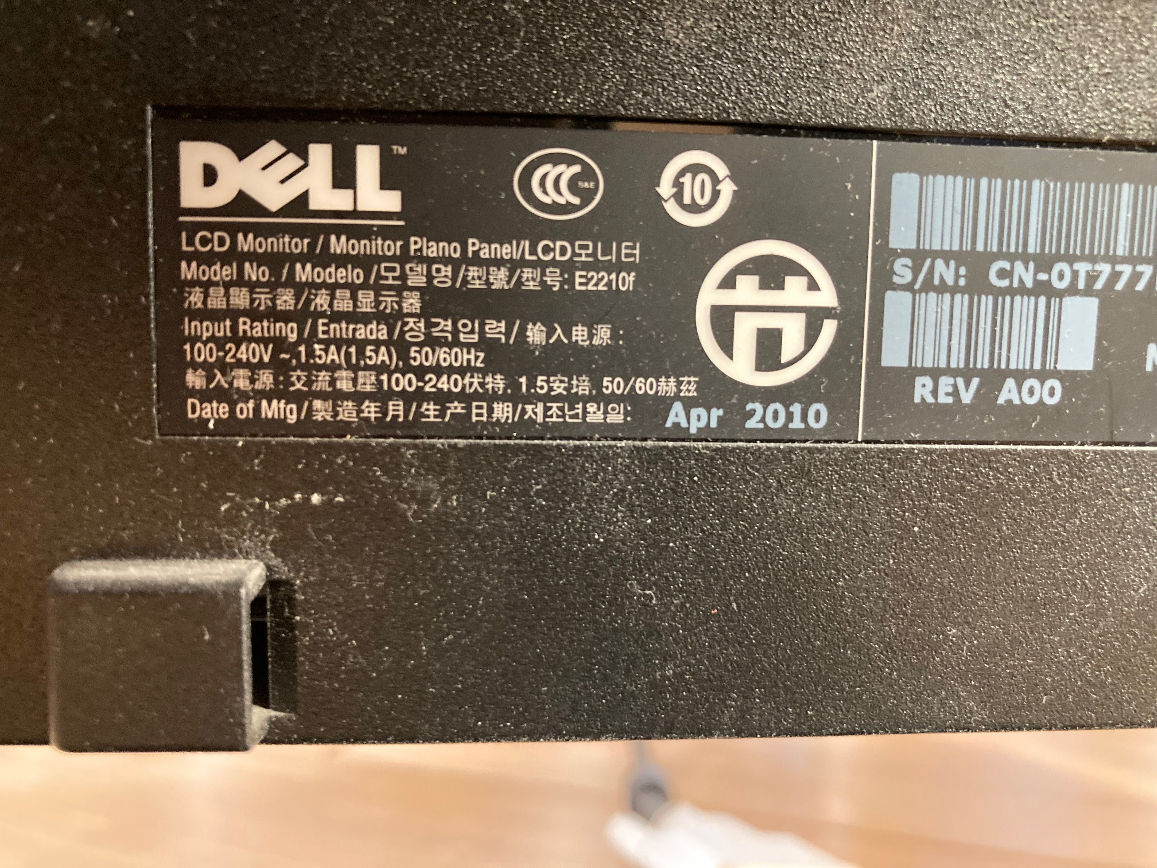 Używany monitor DELL LCD 22" P2210f