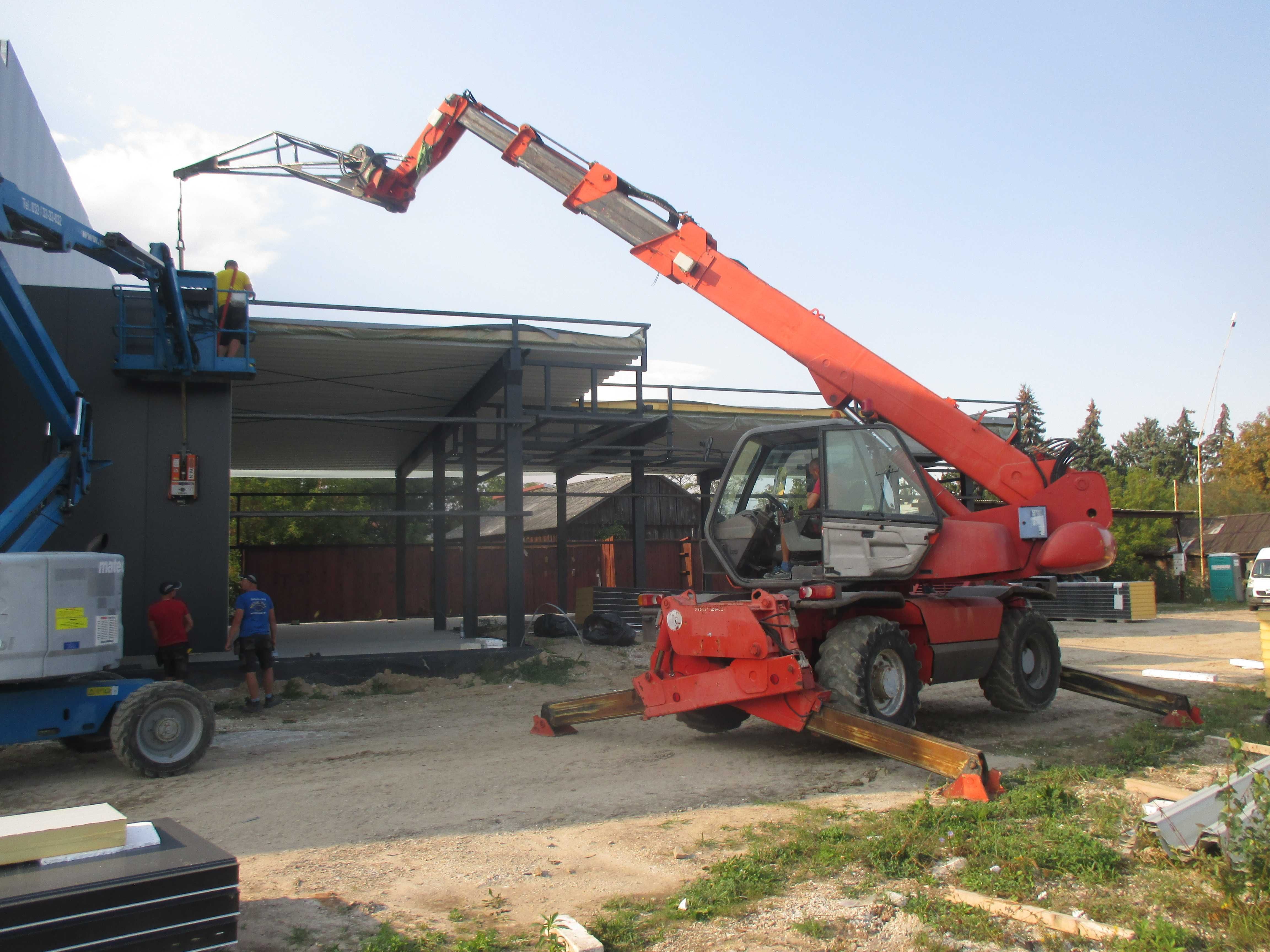 podnośnik koszowy teleskop zwyżka 23m. jlg genie haulotte wynajem
