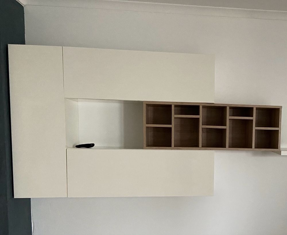 Conjunto Movél de sala (tv+ Estante parede)