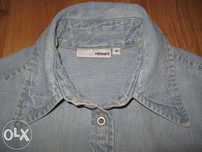 Modna Jeansowa Bluzka H&M z falbankami Roz. 38