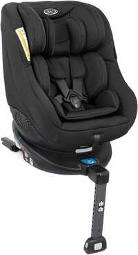 Fotelik obrotowy Graco Turn2me 360° 0-18 kg ISOFIX Czarny NOWY