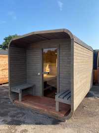 SAUNA CUBE 2M typu Kostka sauna ogrodowa, różne rozmiary, konfiguracje