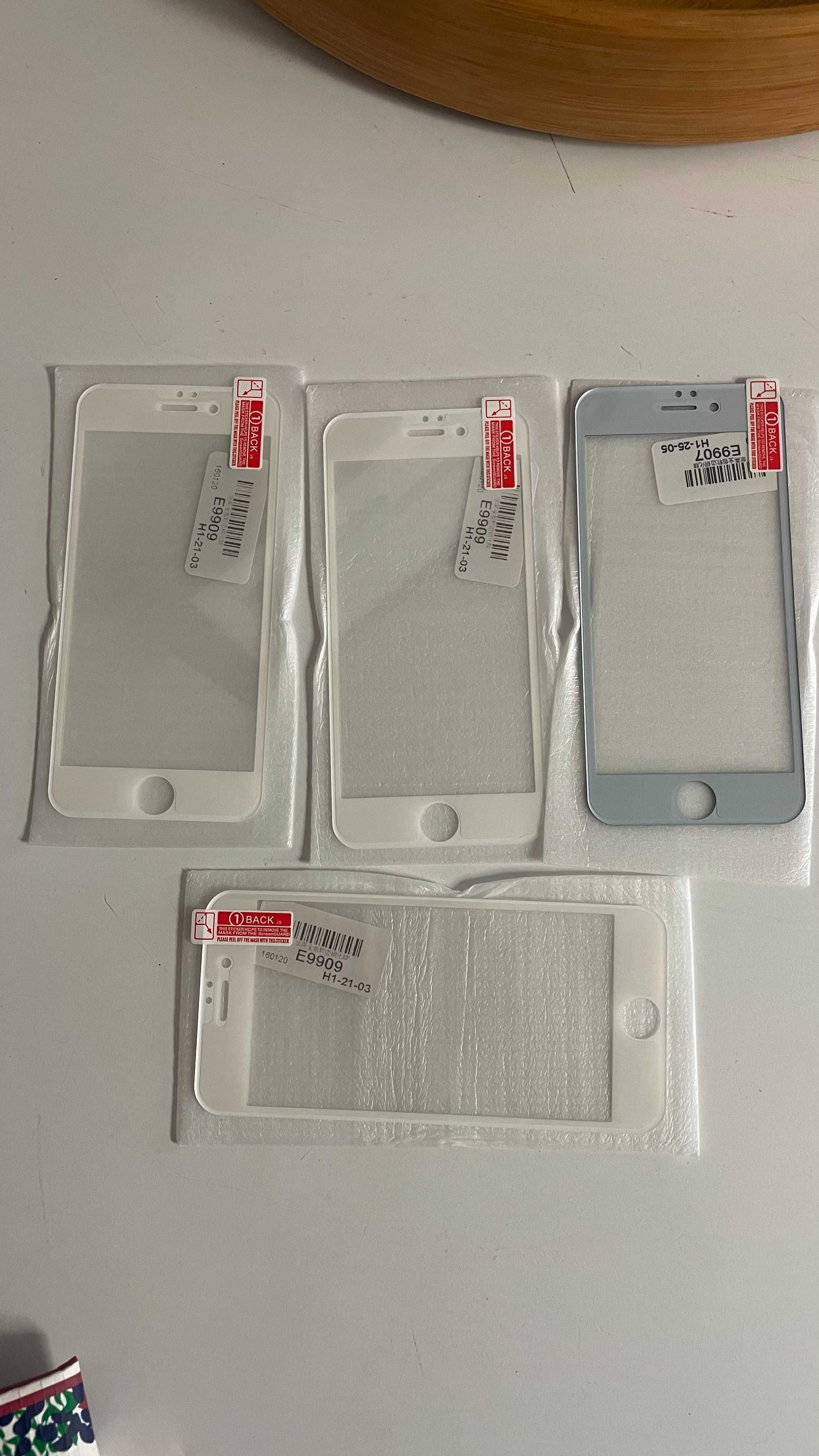 Películas de Proteção para iPhone 6/6s (4 Unidades) Novas!