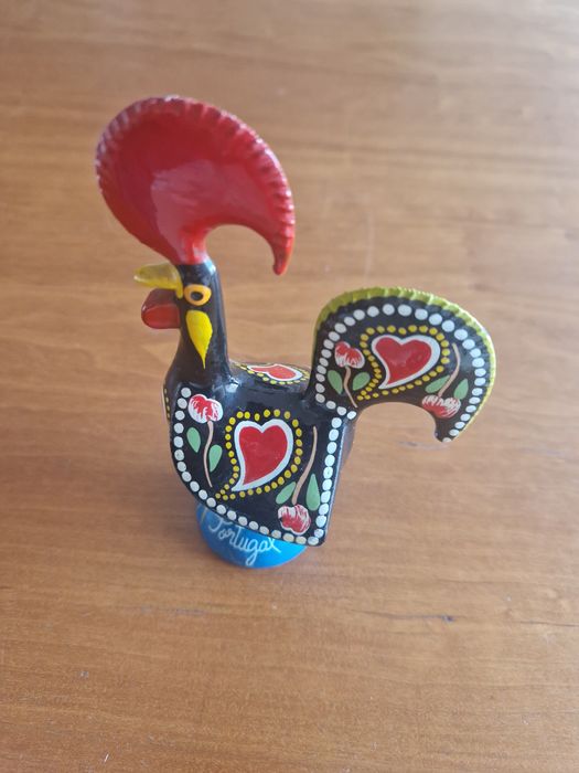 Galo de Barcelos em metal