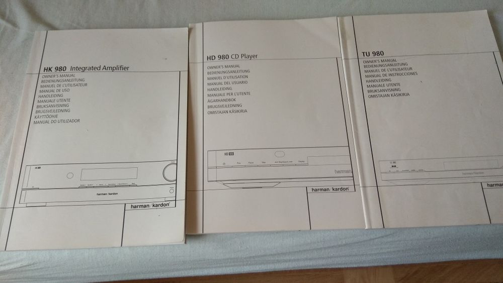 Harman Kardon 980 wzmacniacz, tuner, CD z kolumnami