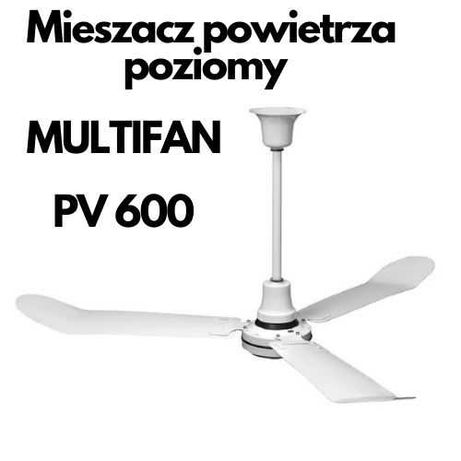 Wentylator mieszacz powietrza poziomy do obór MultiFan - PV600