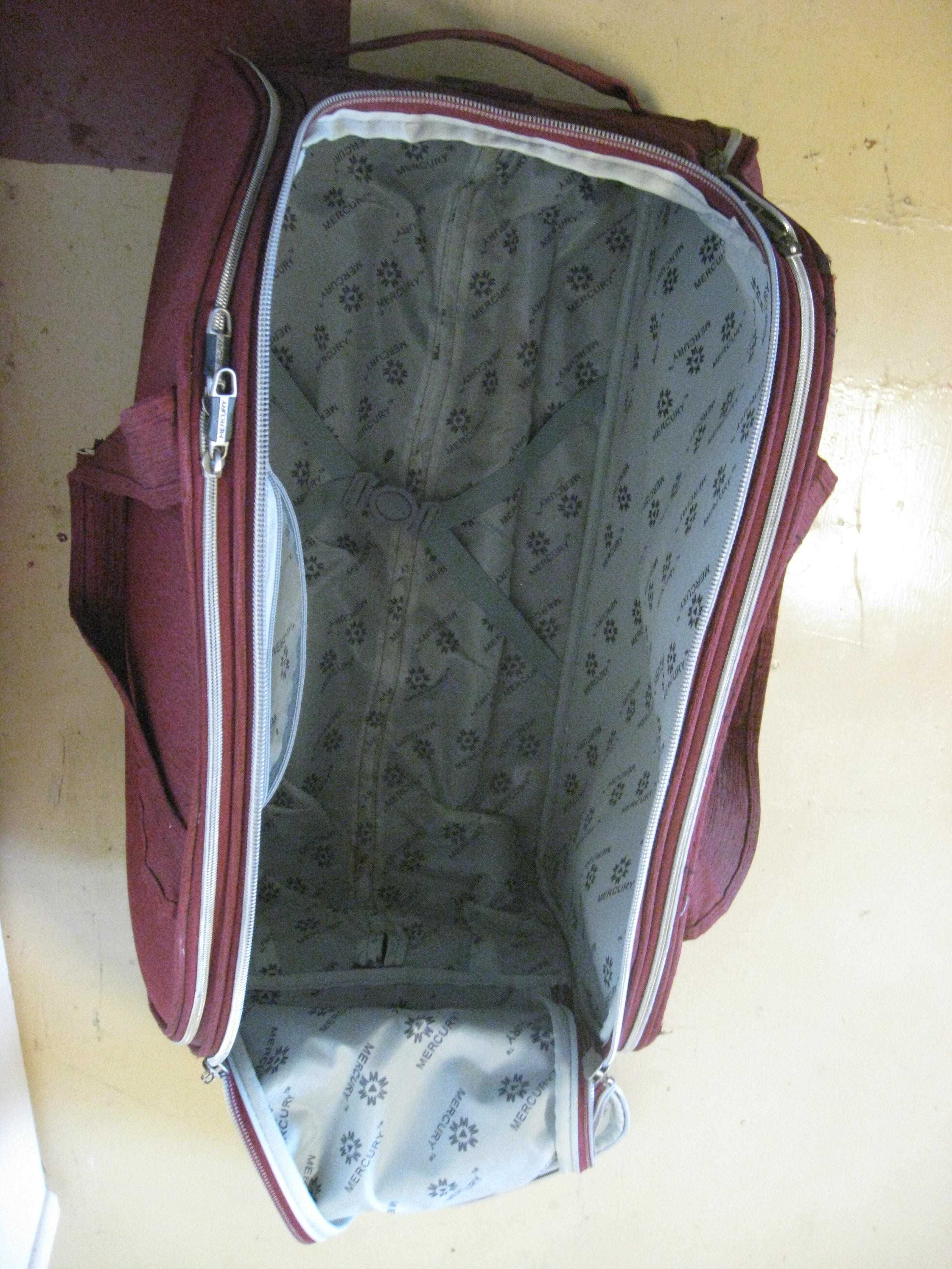 Сумка дорожная Mercury 45*65*36см на колесах  чемодан в робочому стані