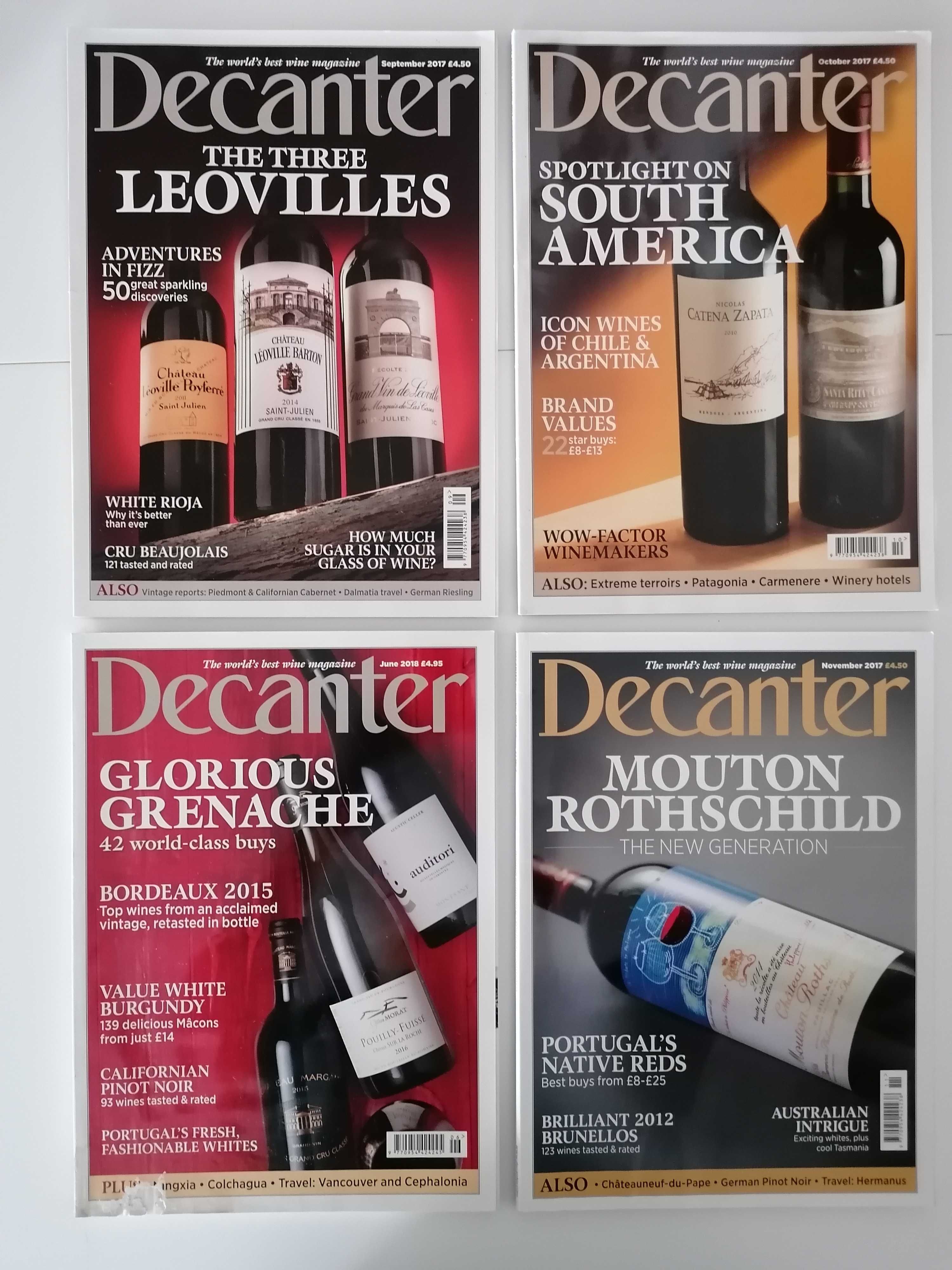 18 Revistas de vinho Decanter