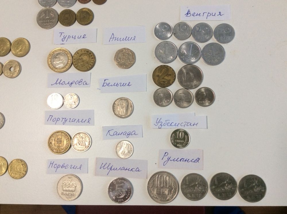 Старые монеты разных стран