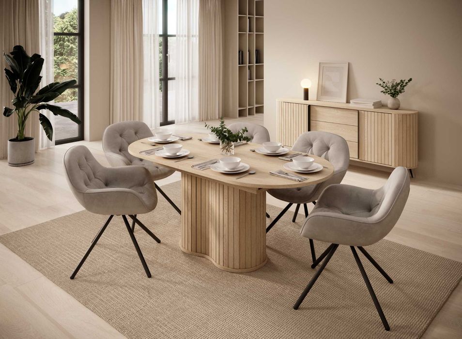 Stół rozkładany Lovi nowoczesny 180/220 cm dąb cremona