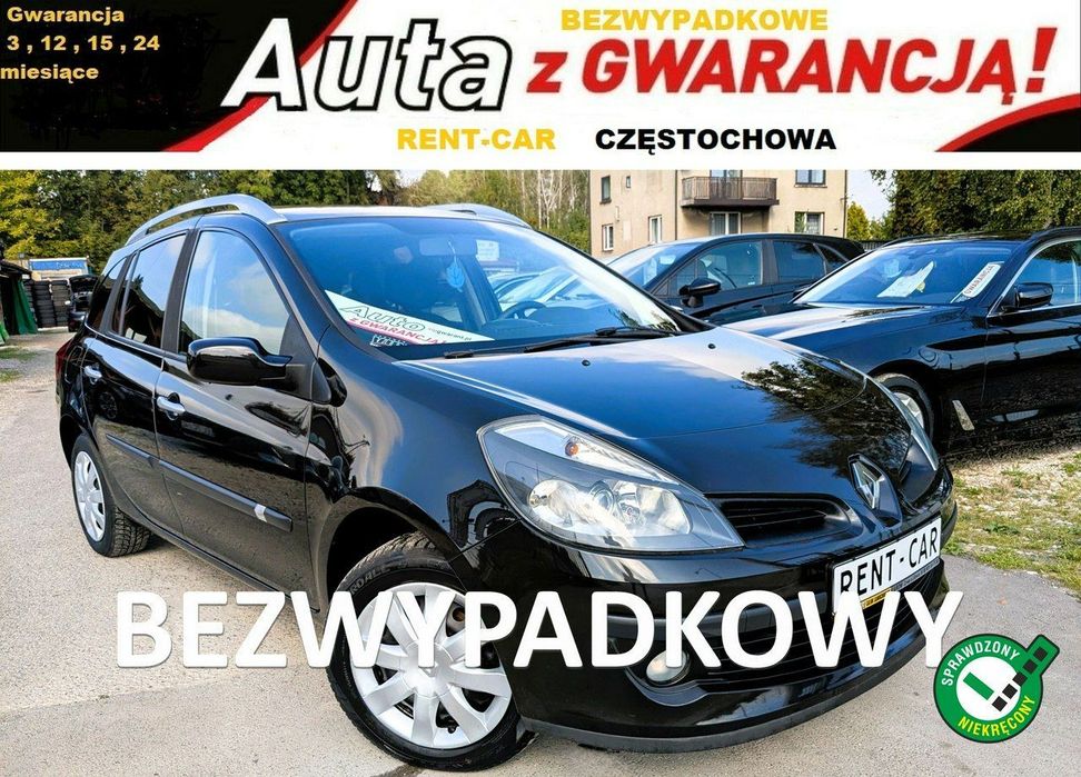 Renault Clio 1.2i*101PS*OPŁACONY*Bezwypadkowy*Klimatyzacja*Serwis*VIP GWARANCJA24M