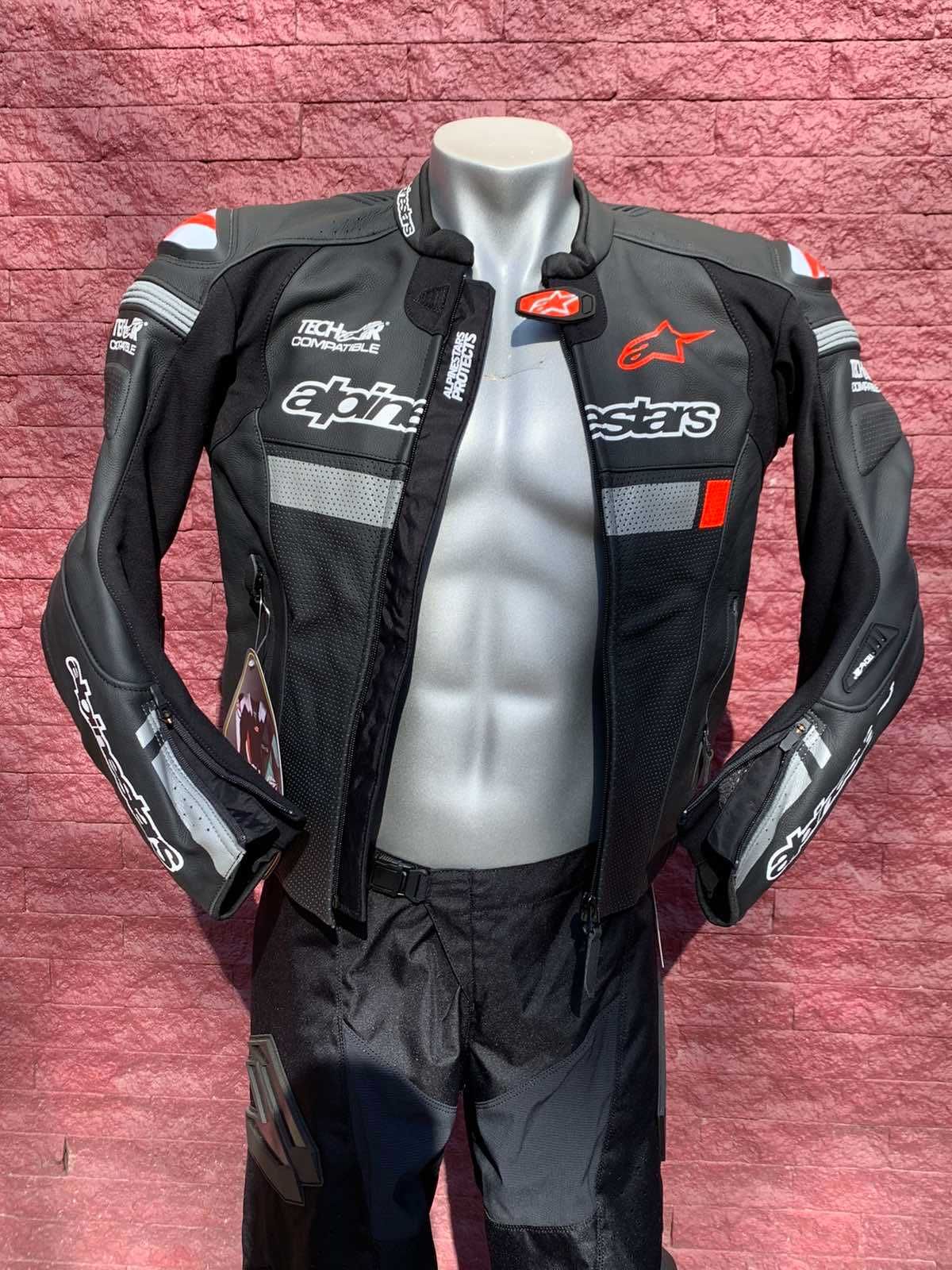 Шкіряна мотокурточка на спорт ALPINESTARS MISSILE  XS, XXL