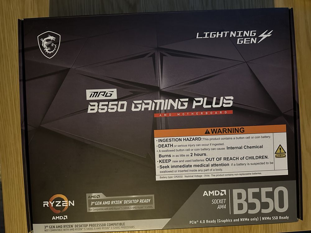 Płyta główna MSI MPG B550 GAMING PLUS *nowa*