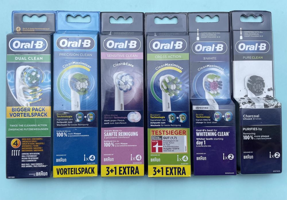 Оригінальні насадки дитячі та дорослі. 3Dwhite Oral-B Braun Німеччина