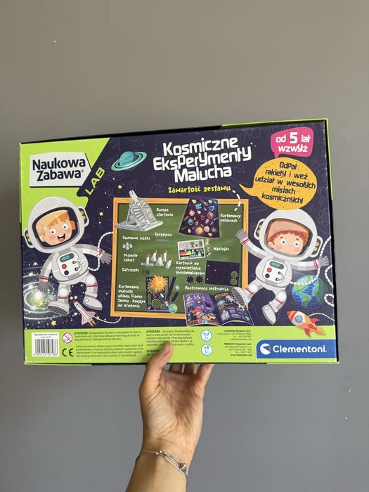 Clementoni Kosmiczne eksperymenty malucha naukowa kosmos zabawa STEM