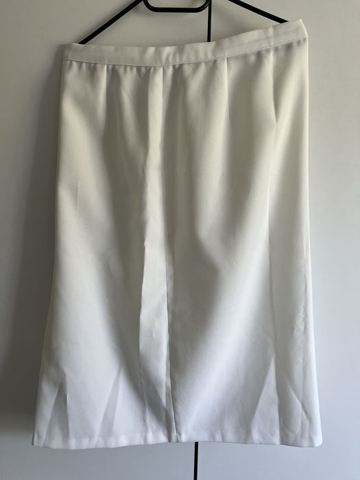 Biala dluga spodnica